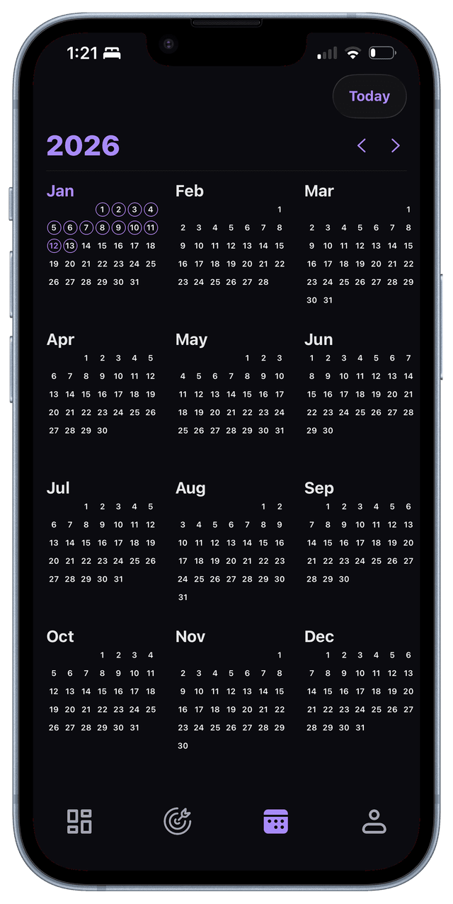 Tivvity - Calendar View